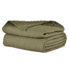 CozyCare Designs Fitted Coverlet, Moss
